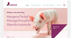 Desktop Screenshot of jopke.de
